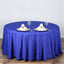 Polyester 108" Round Tablecloth Royal Blue - Wrinkle-Resistant Table Cover