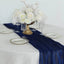 Glitter Gauze 27"x120" Table Runner Royal Blue - Sparkling Reusable Sheer Table Linen
