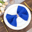 5 Pack Premium Polyester 20"x20" Napkins Royal Blue - Wrinkle-Resistant & Durable Dinner Napkins