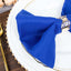 5 Pack Premium Polyester 20"x20" Napkins Royal Blue - Wrinkle-Resistant & Durable Dinner Napkins