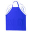Royal Blue Premium Polyester Cooking Chef Apron with Adjustable Neck and Long Ties, Waterdrop Resistant 2 Pockets Unisex Kitchen Bib Apron