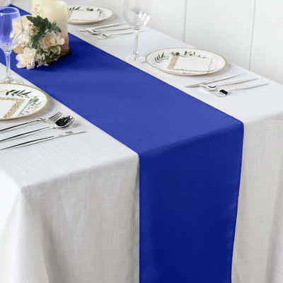 Polyester 12"x108" Table Runner Royal Blue - Durable & Wrinkle-Resistant Table Decor