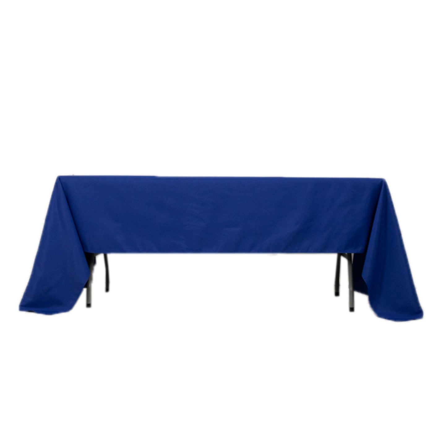 Premium Polyester 60"x126" Rectangle Tablecloth Royal Blue - Stain-Resistant 220GSM Finish Table Cover