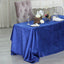 Premium Velvet 90"x132" Rectangle Tablecloth Royal Blue - Reusable Soft & Seamless Table Cover
