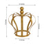 Metal Royal Crown Cake Topper Gold - Sophisticated Wedding Cake Centerpiece Decor for Themed Events 9"