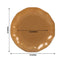 10-Pack Plastic Round 6" Dessert Plates in Gold with Ruffled Rim - Sturdy Disposable Salad Appetizer Dinnerware for Classy Events & Banquets