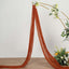 20ft Terracotta (Rust) Gauze Cheesecloth Fabric Wedding Arch Drapery, Window Scarf Valance, Boho Decor Arbor Curtain Panel