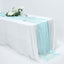 Gauze Cheesecloth 10ft Table Runner Light Blue - Rustic Boho Style