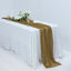 Gauze Cheesecloth 10ft Table Runner Gold - Soft & Rustic Boho Linen Runner