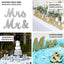 Wooden "Mr & Mrs" Freestanding Letters Gold Glittered - Rustic Glam Wedding Table Display Signs