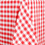 Polyester 90"x156" Rectangle Tablecloth White/Red - Seamless Checkered Buffalo Plaid Table Cover