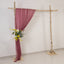 Mauve Cinnamon Rose Sheer Backdrop Drape â€“ 5ft x 14ft Wedding Arch & Ceiling Decor Panel, Wrinkle Free with Soft Shimmer