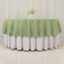 Premium Polyester 90" Round Tablecloth Sage Green - Stain and Wrinkle-Resistant Design with 220GSM Thickness Table Cover