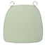 Chiavari Chair Cushion with 1.5" Thick Memory Foam and Ties Sage Green - Stylish Removable Cover for Comfort