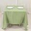 Premium Polyester Square Tablecloth 70"x70" Sage Green 220GSM Wrinkle-Resistant Table Cover