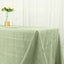 Taffeta 90"x132" Rectangle Tablecloth Sage Green - Seamless Accordion Crinkle Table Cover