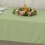 Premium Polyester 60"x102" Rectangle Tablecloth Sage Green - Durable 220GSM Wrinkle-Resistant Table Cover