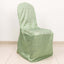 Crinkle Crushed Taffeta Chair Cover for Banquet Chairs Sage Green - Reusable Slipcover