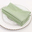 5 Pack Scuba 20"x20" Napkins Sage Green - Durable & Reusable Dinner Napkins