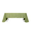 Lamour Satin 60"x126" Rectangle Tablecloth Sage Green - Soft & Silk-Like Table Cover