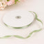 100 Yards 3/8" Sage Green Single Face Decorative Satin Ribbon