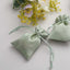 12 Pack 4"x6" Sage Green Satin Drawstring Wedding Party Favor Gift Bags