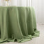 Premium Polyester 132" Round Tablecloth Sage Green - Seamless 220GSM Wrinkle-Resistant Table Cover