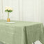 Taffeta 60"x102" Rectangle Tablecloth Sage Green - Accordion Crinkle Table Cover