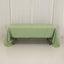 Premium Polyester 60"x126" Rectangle Tablecloth Sage Green - Stain-Resistant 220GSM Finish Table Cover