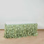 Taffeta 14ft Table Skirt Sage Green - Cascading Curly Willow Style Table Cover
