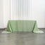 Polyester 90"x156" Rectangle Tablecloth Sage Green - Seamless Wrinkle-Resistant Table Cover