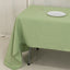 Premium Polyester 60"x126" Rectangle Tablecloth Sage Green - Stain-Resistant 220GSM Finish Table Cover