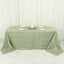 Taffeta 90"x132" Rectangle Tablecloth Sage Green - Seamless Accordion Crinkle Table Cover
