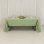 Premium Polyester 60"x126" Rectangle Tablecloth Sage Green - Stain-Resistant 220GSM Finish Table Cover