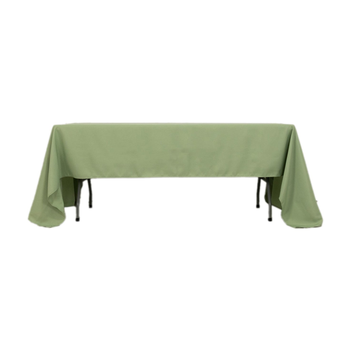 Premium Polyester 60"x126" Rectangle Tablecloth Sage Green - Stain-Resistant 220GSM Finish Table Cover