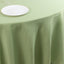 Premium Polyester 108" Round Tablecloth Sage Green - Wrinkle-Resistant 220GSM Table Cover
