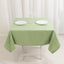 Premium Polyester 54"x54" Square Tablecloth Sage Green - Stain and Wrinkle-Resistant 220GSM Table Cover