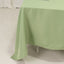 Premium Polyester Square Tablecloth 70"x70" Sage Green 220GSM Wrinkle-Resistant Table Cover