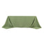 Premium Polyester 90"x132" Rectangle Tablecloth Sage Green - Seamless 220GSM Stain-Resistant Table Cover