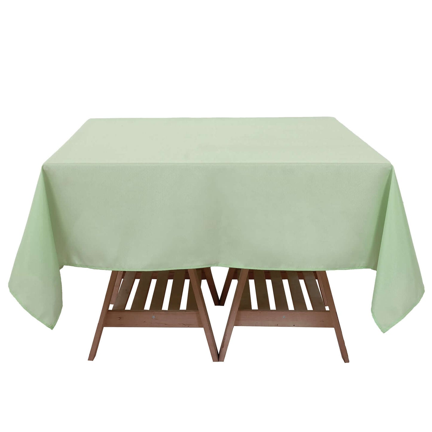 Polyester Square 70"x70" Tablecloth Sage Green - Wrinkle-Resistant & Durable Table Cover