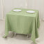 Premium Polyester Square Tablecloth 70"x70" Sage Green 220GSM Wrinkle-Resistant Table Cover
