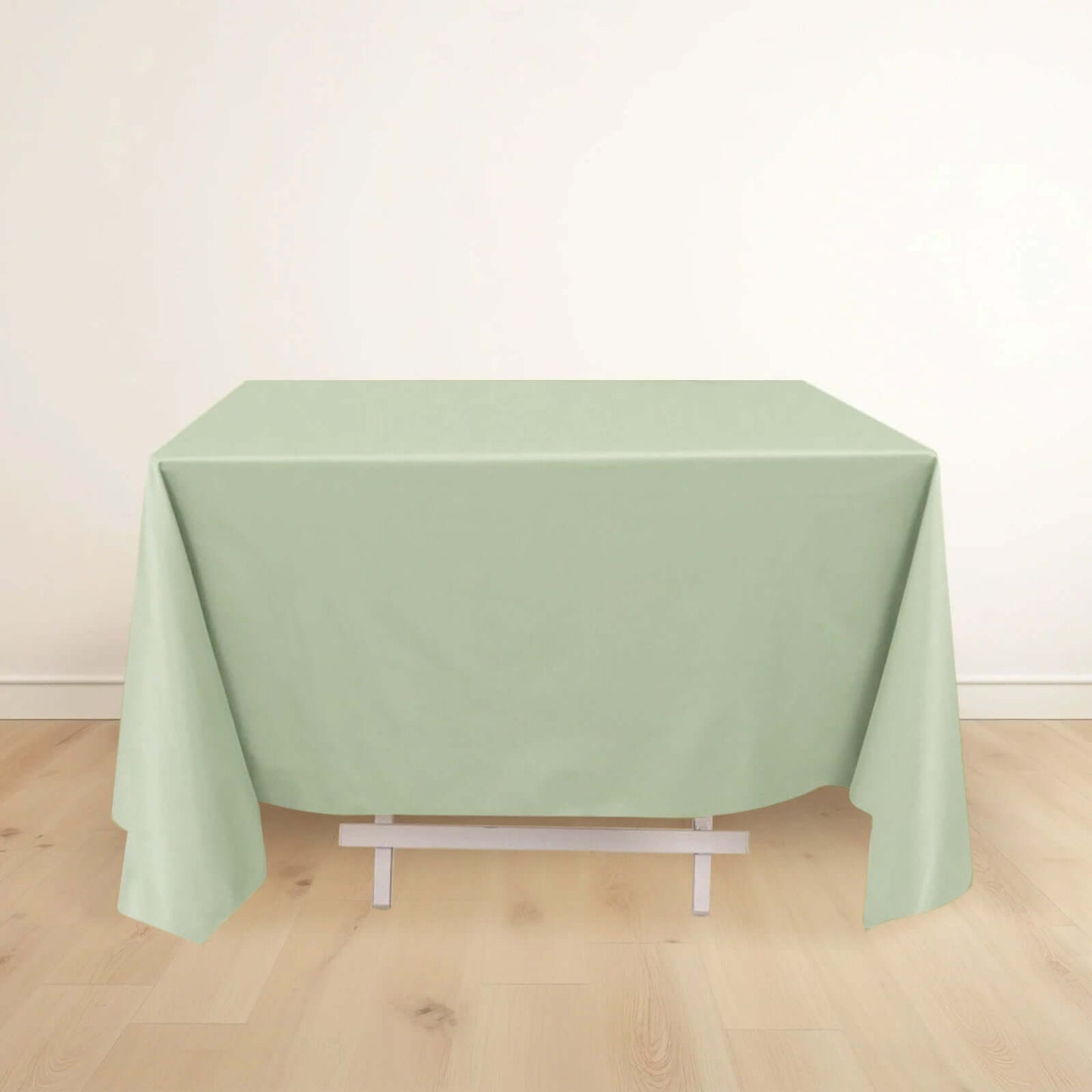 Scuba Square 70"x70" Tablecloth Sage Green - Wrinkle Free & Stain Resistant Table Cover