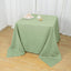 Polyester 90"x90" Table Overlay Square Tablecloth Sage Green - Wrinkle-Resistant & Durable Table Cover