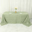 Taffeta 90"x132" Rectangle Tablecloth Sage Green - Seamless Accordion Crinkle Table Cover