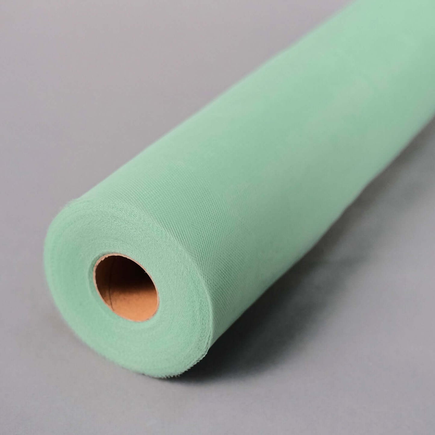 18"x100 Yards Sage Green Tulle Fabric Bolt, Sheer Fabric Spool Roll For Crafts
