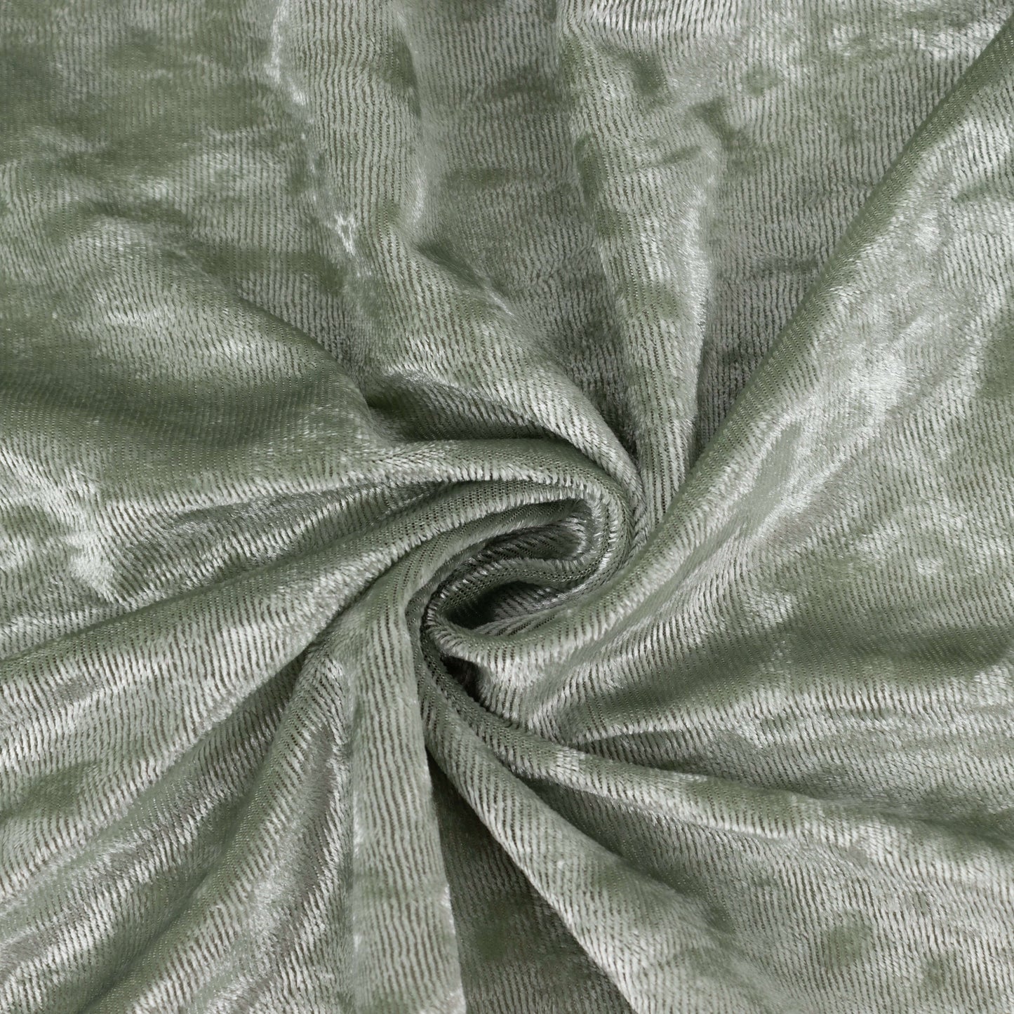 65"x5 Yards Sage Green Crushed Velvet Fabric Bolt, DIY Craft Fabric Roll