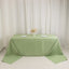 Premium Polyester 90"x156" Rectangle Tablecloth Sage Green - Seamless 220GSM Stain-Resistant Table Cover