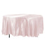 Satin 108" Round Tablecloth Blush - Smooth and Lustrous Table Cover