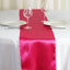 Satin 12"x108" Table Runner Fuchsia - Stylish Table Linen