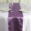 Satin 12"x108" Table Runner Violet Amethyst - Stylish Table Linen